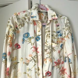 Zara midi dress linen mix